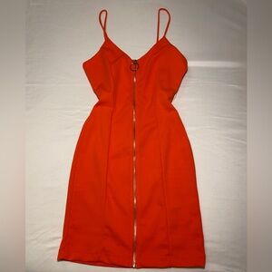 O’Delilah Dress Vibrant Orange High-quality, durable fabric.